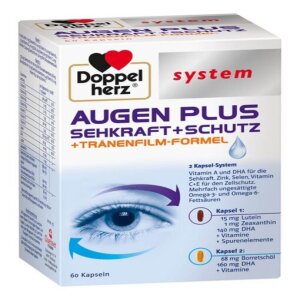 Thuốc Bổ Mắt Doppelherz System Augen Plus, 60 Viên