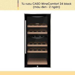 Tủ Bảo Quản Rượu Caso WineComfort 24 Black 644