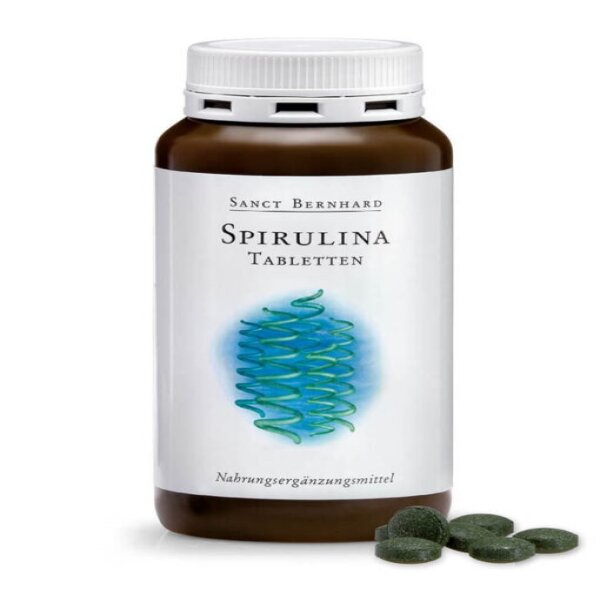 Tảo Xoắn Spirulina Tabletten Sanct Bernhard, 360 Viên